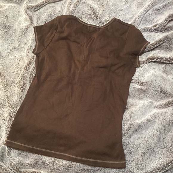 Brown Y2K Fairycore Earthy Top - Picture 3 of 4